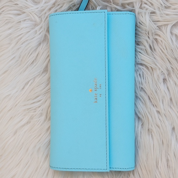 KATE SPADE LEATHER TRI-FOLD LONG WALLET/PHONE CASE - Picture 10 of 10